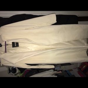 Oversized ivory coat