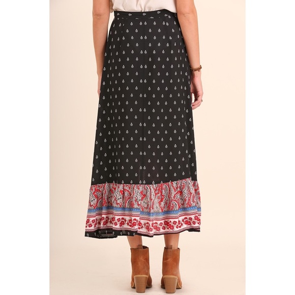 ๐1 LEFT! ๐Gypsy Sun Wrap Maxi Skirt - Picture 3 of 5