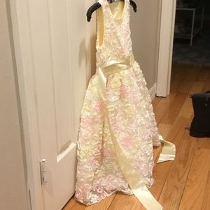 Sequin & ruffles Girls size 10 dress❣