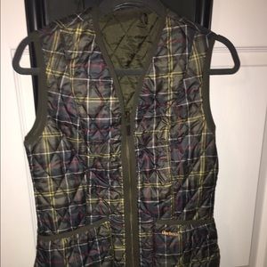 Plaid Barbour vest- never worn!