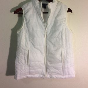 White Puffer Vest