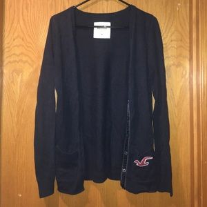 Navy blue cardigan
