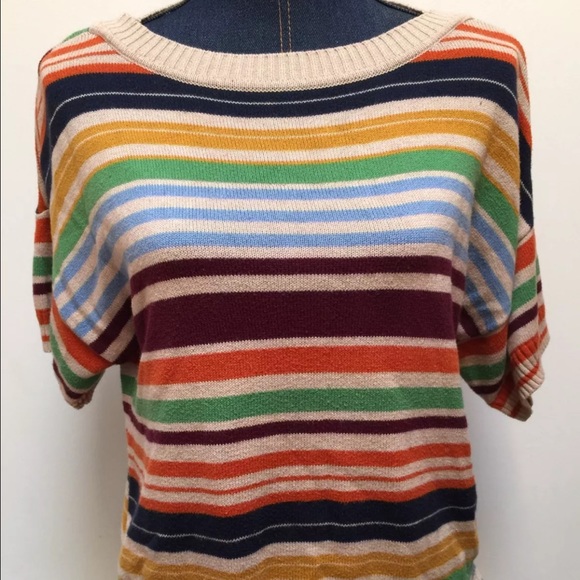 🎀Tommy Hilfiger Rainbow Sweater Stripe