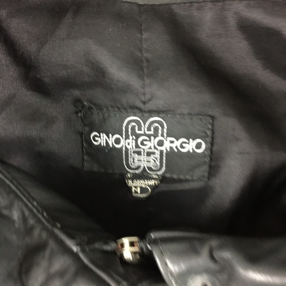 Gino di Giorgio Leather Jacket Size M - Picture 3 of 4