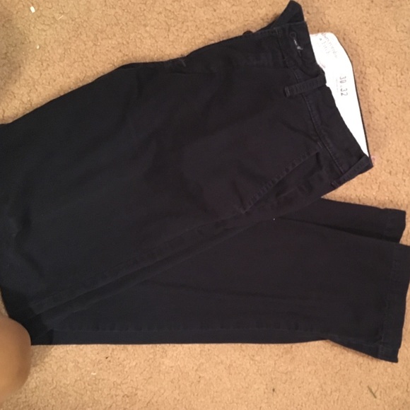 Abercrombie and Fitch navy pants.