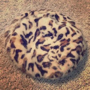 Cheetah Beret