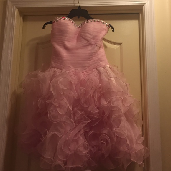Ruffled Bubblegum Pink Dress