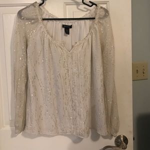 Silk blouse from White House Black Market