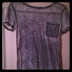 Heather, anchor, distressed shirt