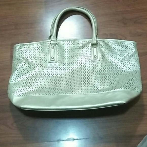 Gold silver tote bag - Picture 1 of 2