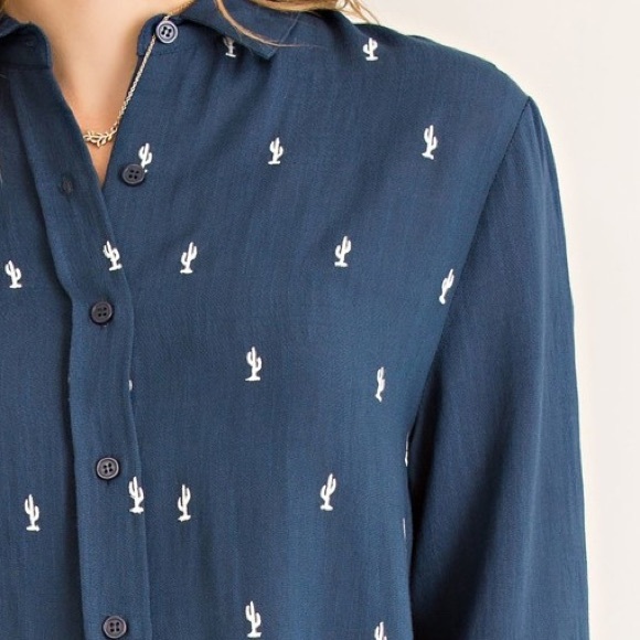 Cactus Button Up Shirt - Picture 4 of 8