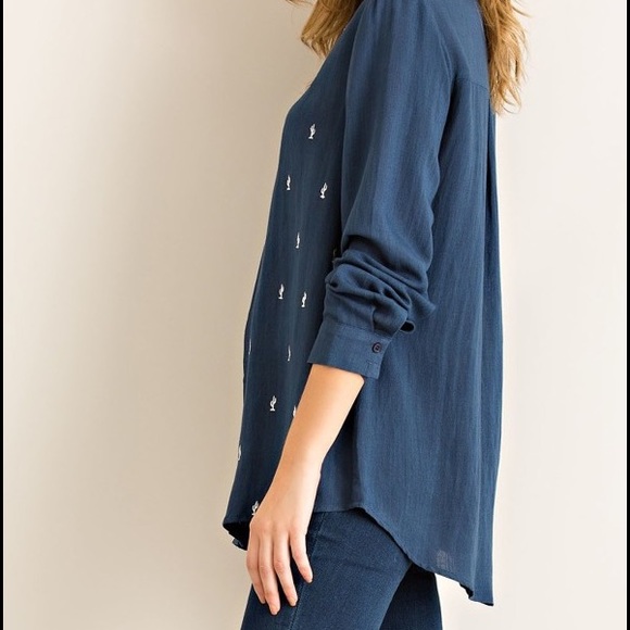 Cactus Button Up Shirt - Picture 6 of 8