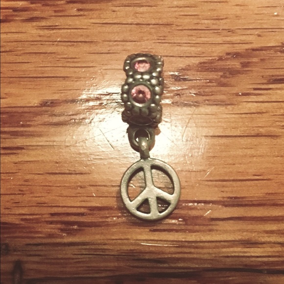 Peace sign pandora charm