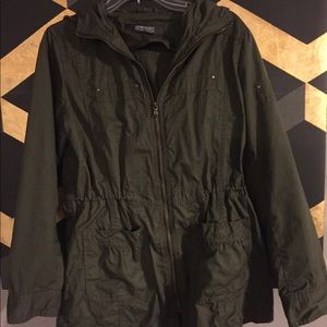 Army green jacket