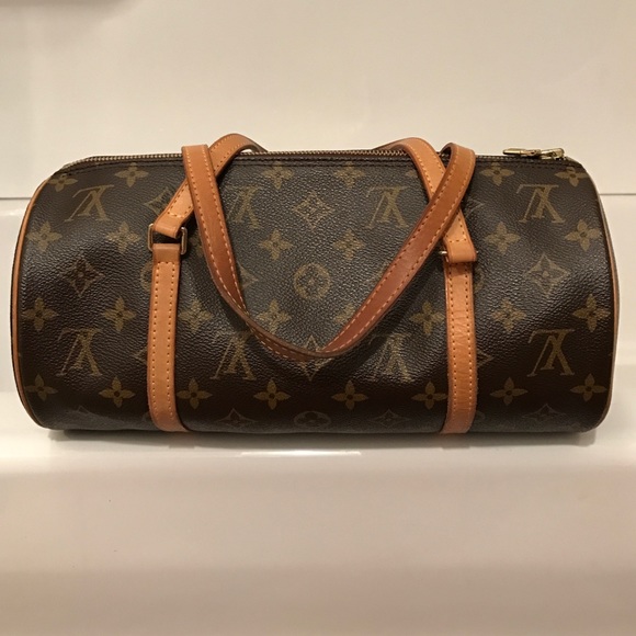 Louis Vuitton signature pattern barrel handbag