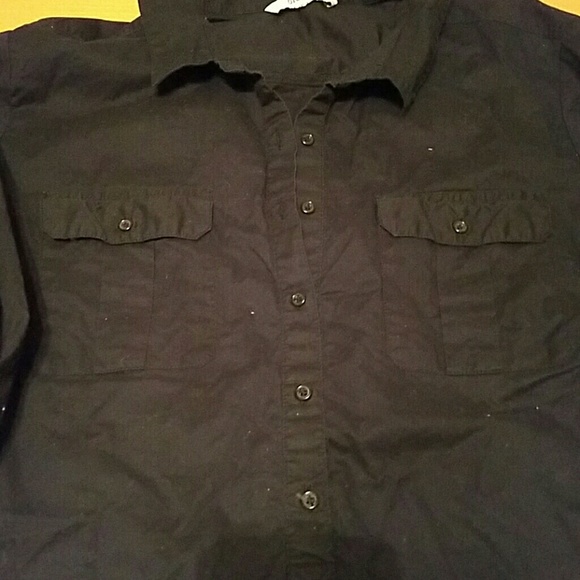 OLD NAVY BLACK BLOUSE - Picture 3 of 4