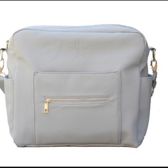 Kiki Lu Design Diaper Bag in Grey!