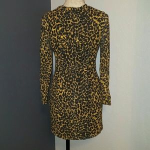 Lace Leopard Overlay Dress