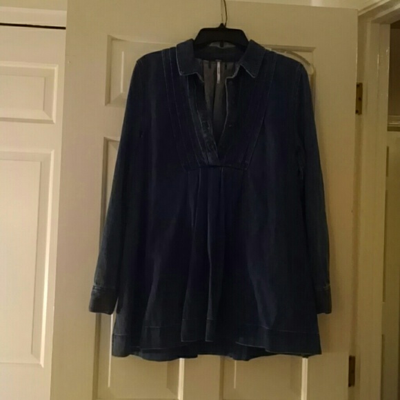 Free people denim tunic/babydoll dress - Picture 4 of 11