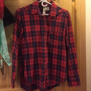 Red and Navy Flannel