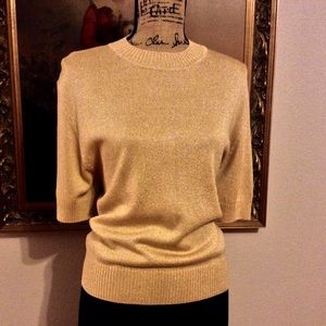 Beautiful gold ST. JOHN sweater