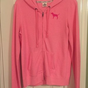 Victoria Secret PINK zip up hoodie