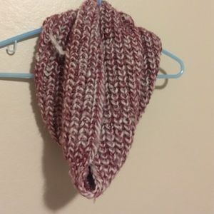 Knitted infinity circle scarf