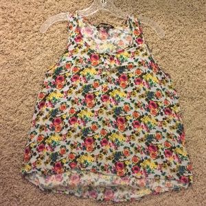 Floral tank top