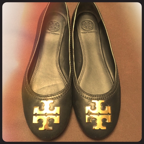 Tory Burch flat shoes Navy Color Size 6.5