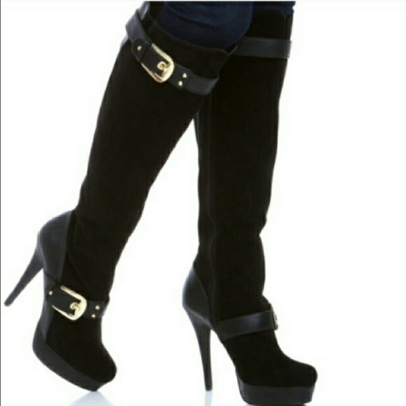 💋 Sexy Black Lourdes Boots