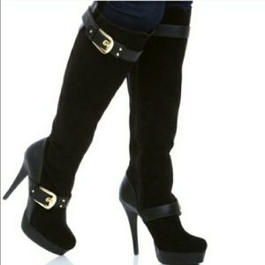 💋 Sexy Black Lourdes Boots