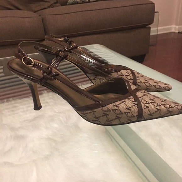 Sling back 2 inch heels