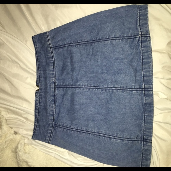 Free People Jean Skirt