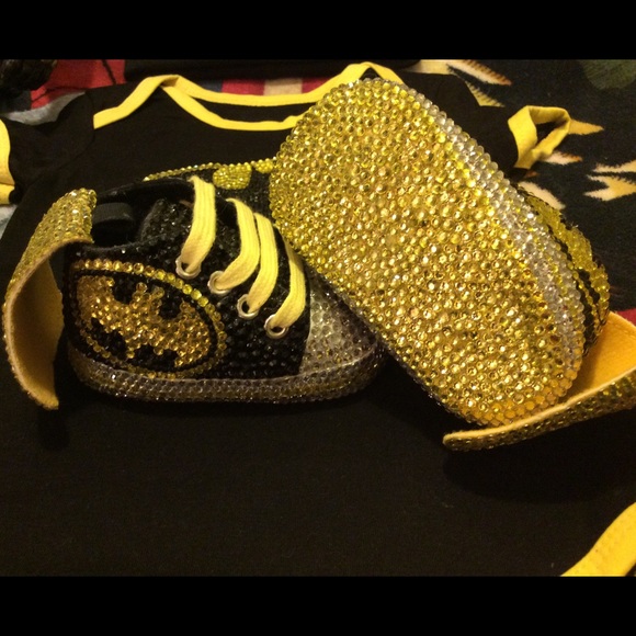 Custom Baby Boy Batman Bling outfit! - Picture 2 of 4