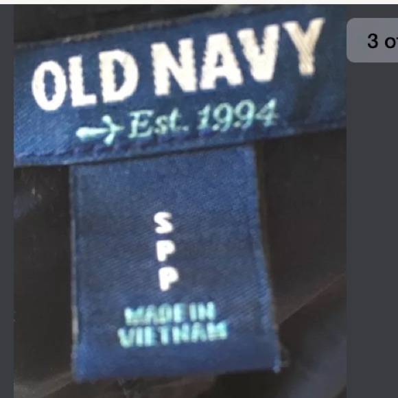 🚨Old Navy Cuffed Short sleeve Blue Shirt S - Picture 3 of 3