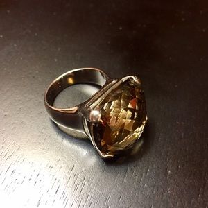 Sterling Silver Smoky Quartz Ring