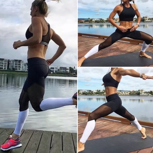 High Waist Slim Stretch Leggings SZ: S, M, L - Picture 3 of 4