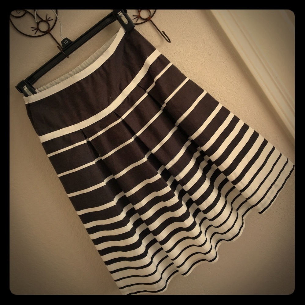 SOLD Espresso Stripes skirt size xs