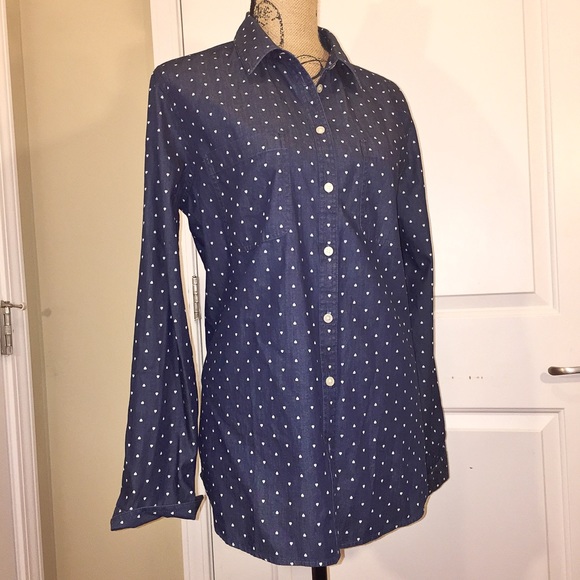 LOFT Tops - The Loft softened material button down top