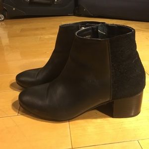 Top Shop Sleek Black Ankle Boots