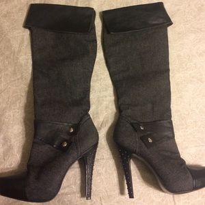 High heeled fashion boots