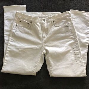 BNWT Gap 1969 white crop jeans size 4/27