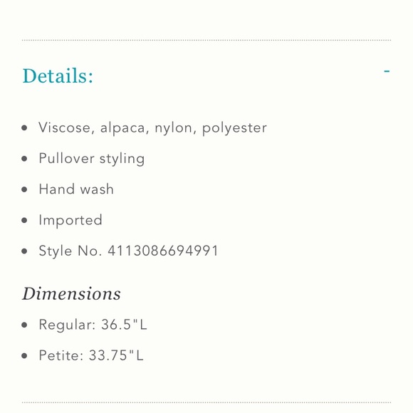 NWT Moth Mock Turtleneck - Picture 4 of 4