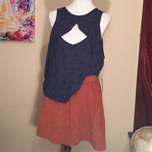 Free People, New With Tags, Cut out Top