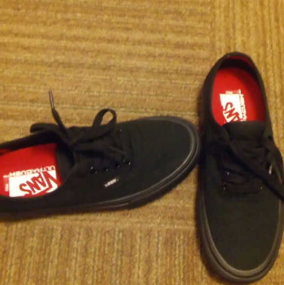 Brand-new all black vans