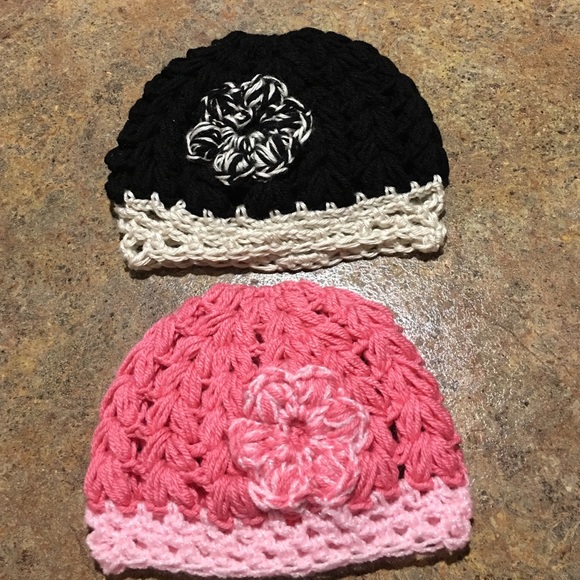 Little girl crochet hats
