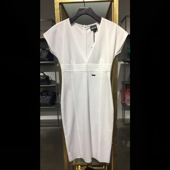 🔥 Just Cavalli Leather Trim Dress!