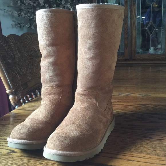 UGG Classic Tall Chestnut Zipper Boots