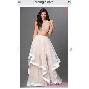 Terani Couture two piece prom dress FINAL PRICE