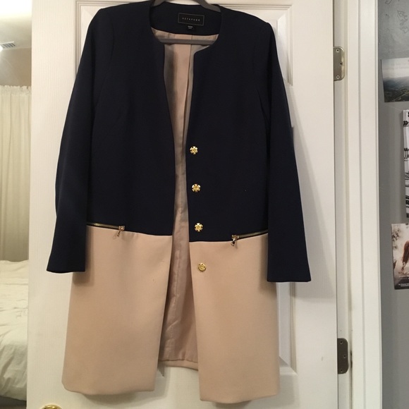 Light Peacoat Navy & Cream with Gold Accents